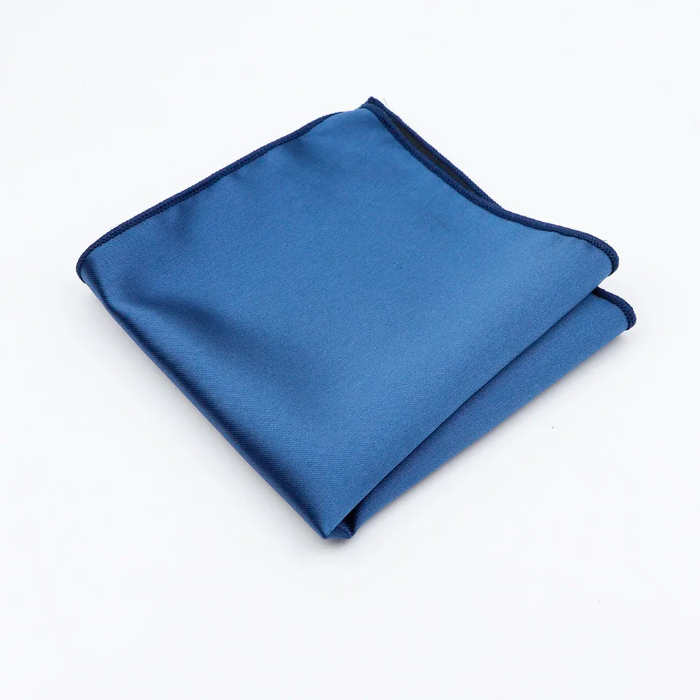 Solid Colors Handkerchief Scarves Vintage Silk