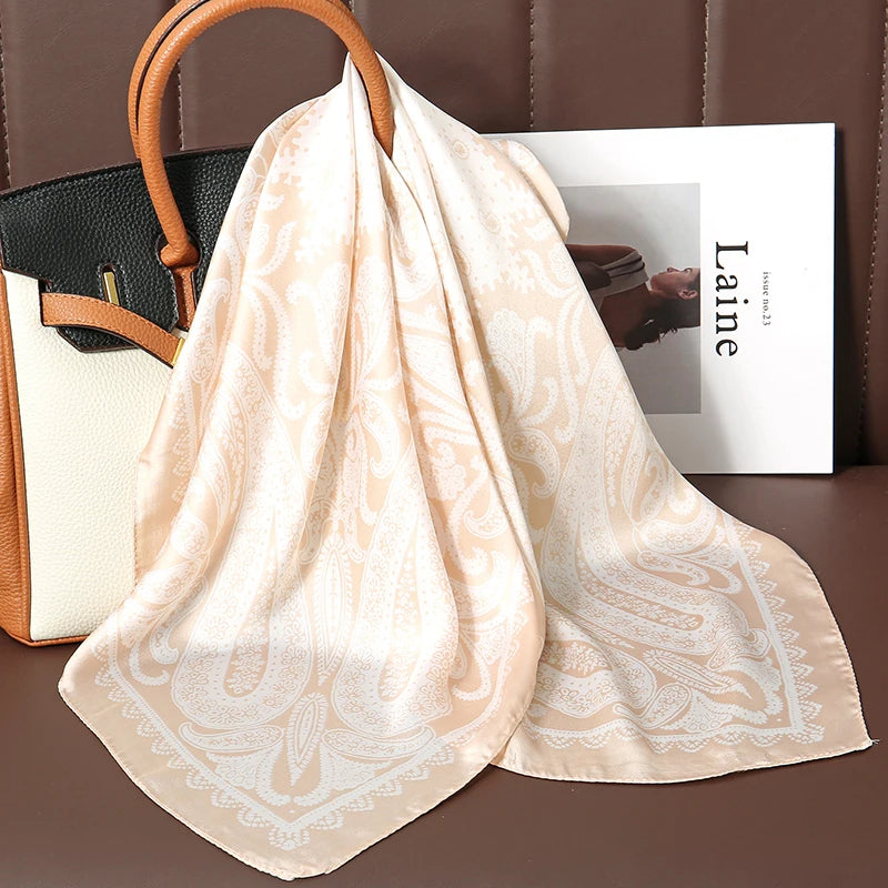 Bohemian Silk Square Scarf