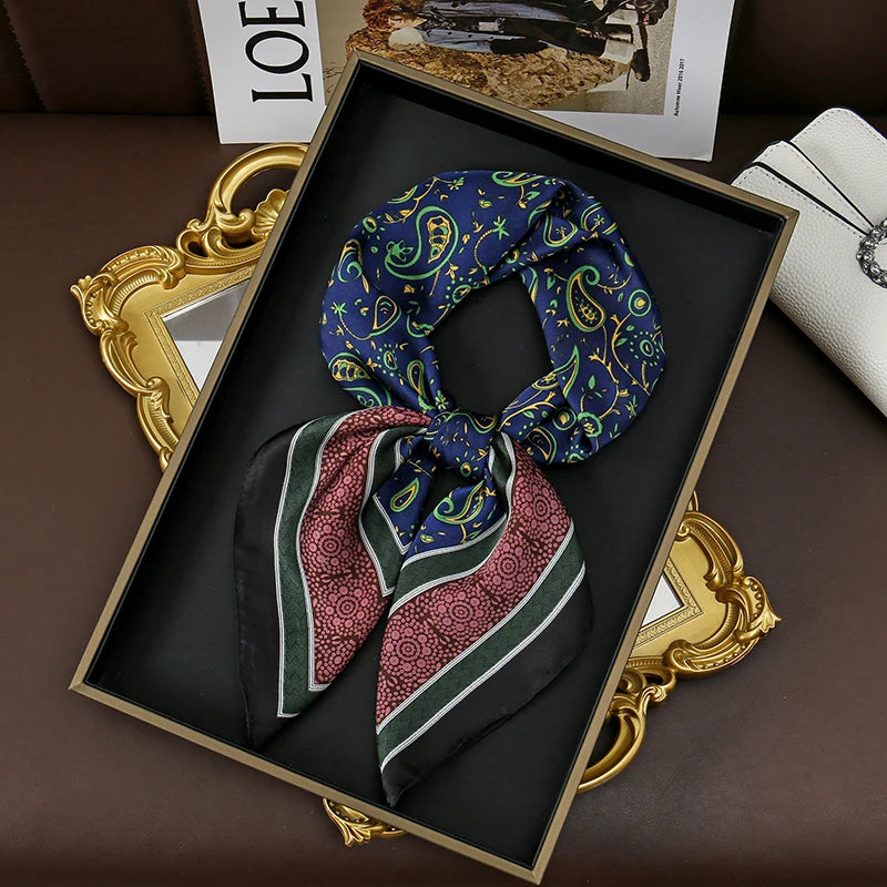 Bohemian Silk Square Scarf