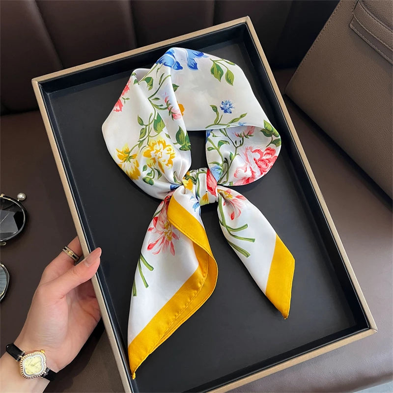 Bohemian Silk Square Scarf