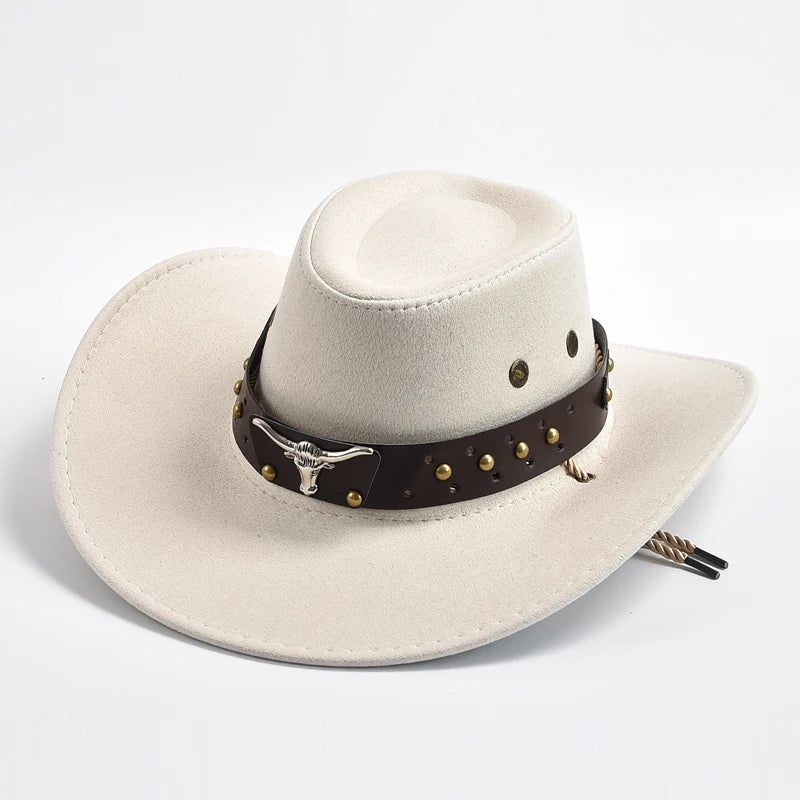 Artificial Suede Western Cowboy Hats