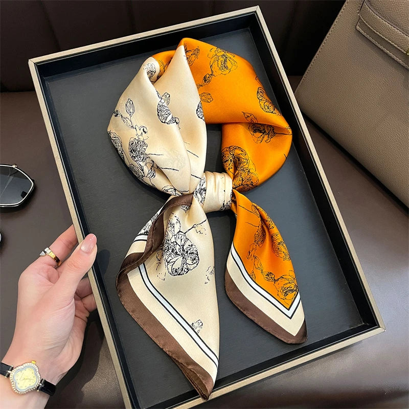 Bohemian Silk Square Scarf
