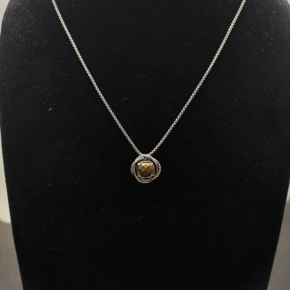 Fashion Retro Round Pendant Necklace