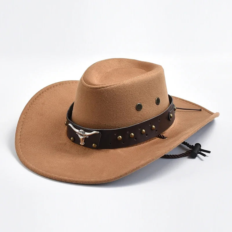 Artificial Suede Western Cowboy Hats