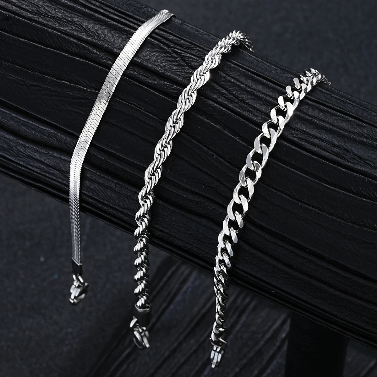 Stainless Steel Silver Color Jewelry Sets