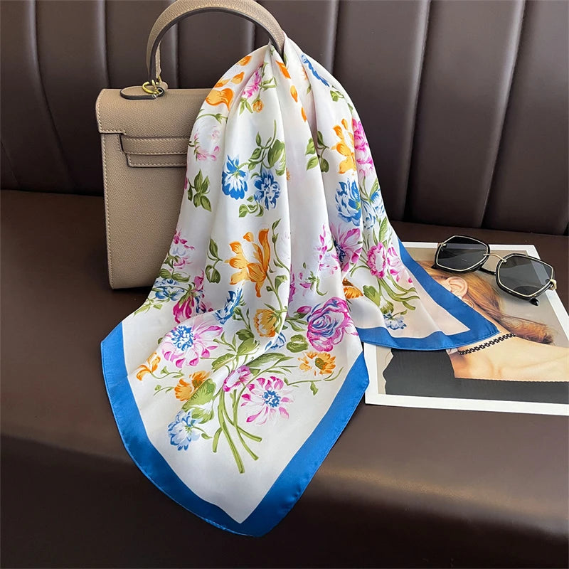 Bohemian Silk Square Scarf