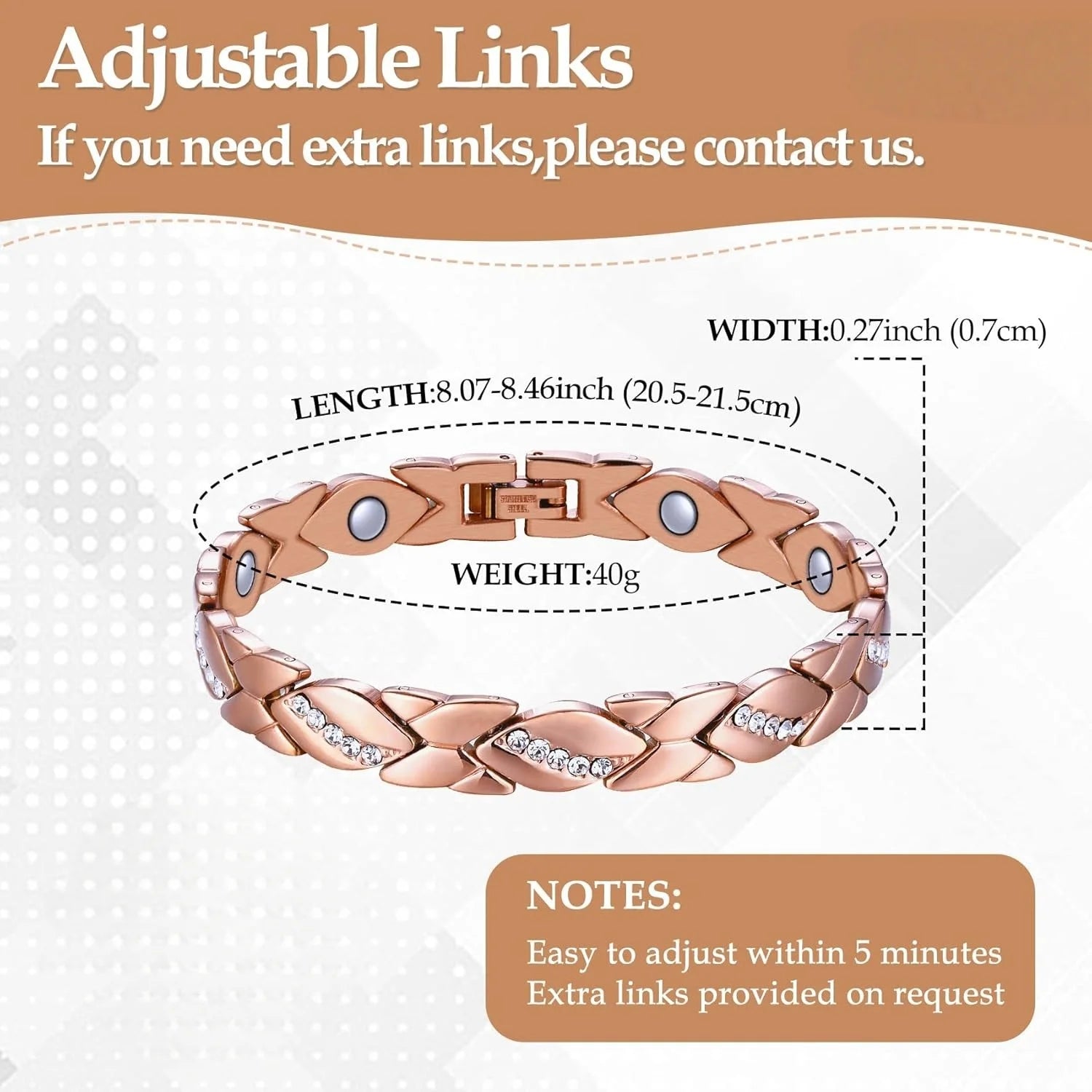 Copper Bracelets Ultra Magnetic Bracelets