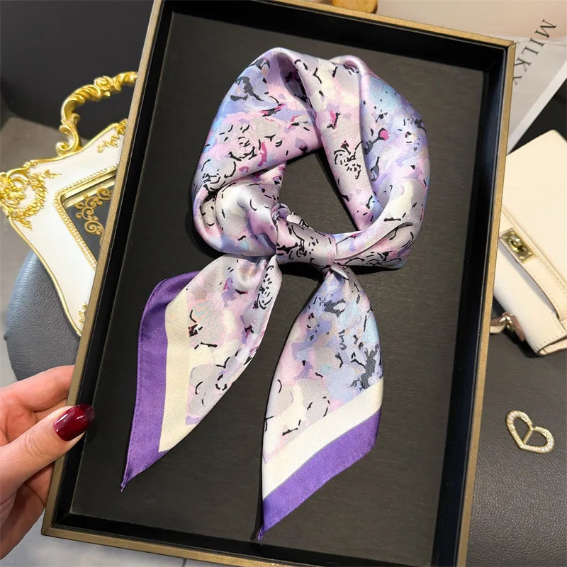 Bohemian Silk Square Scarf