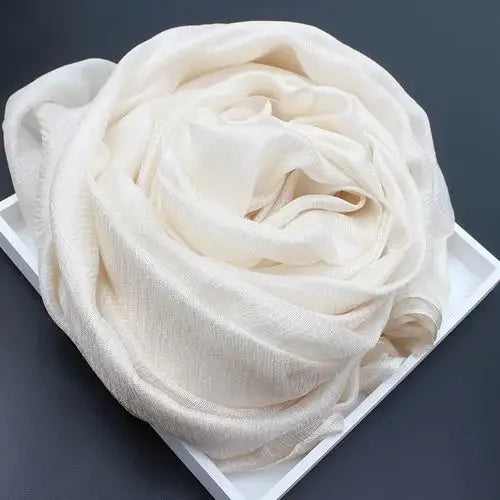 Linen Women Scarf pashmina shawl