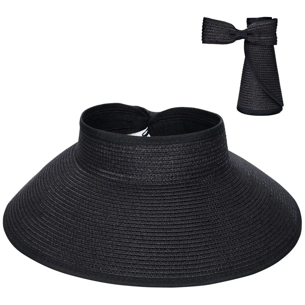 Summer Visors Hat  UV-Resistant Foldable  Large Brim