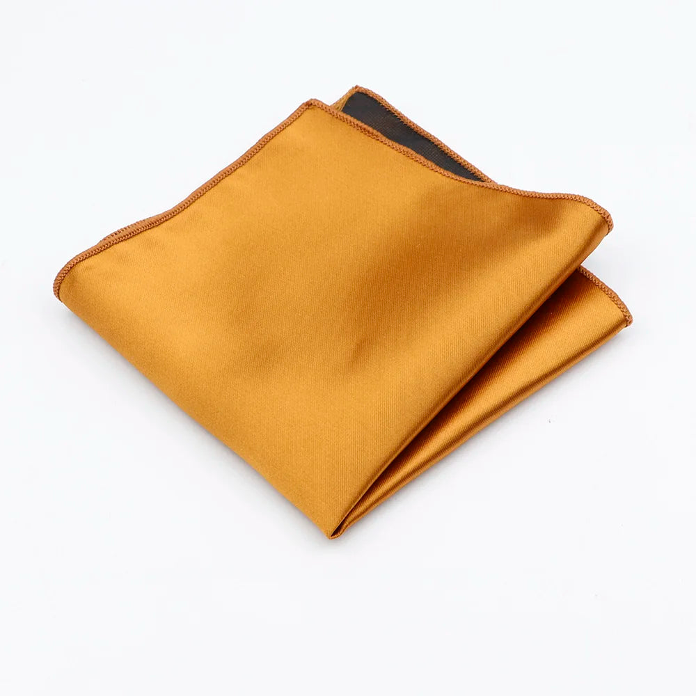 Solid Colors Handkerchief Scarves Vintage Silk