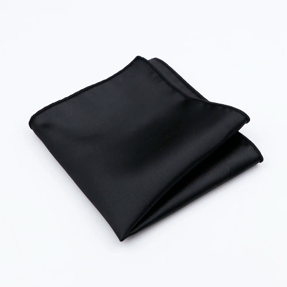 Solid Colors Handkerchief Scarves Vintage Silk