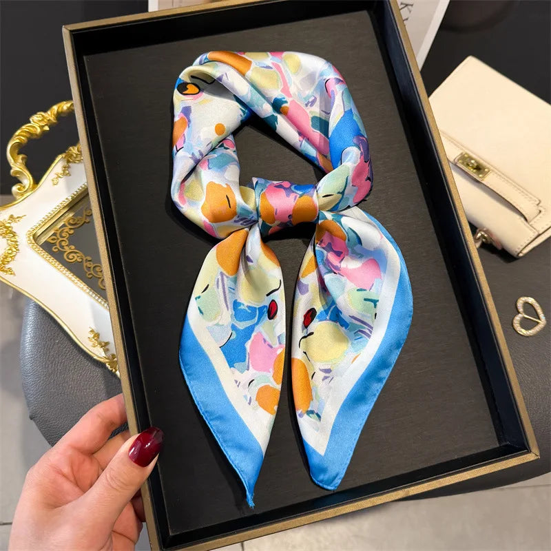 Bohemian Silk Square Scarf
