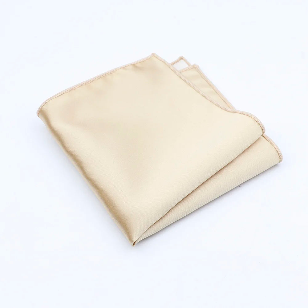 Solid Colors Handkerchief Scarves Vintage Silk