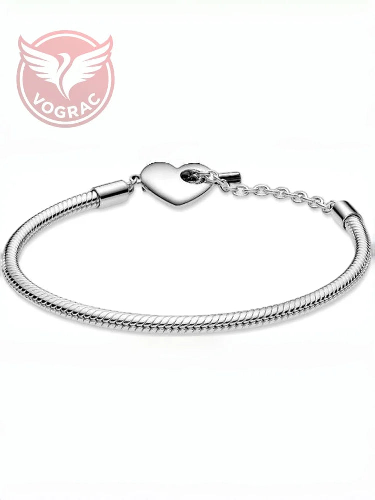 Heart Snake Chain Bracelet