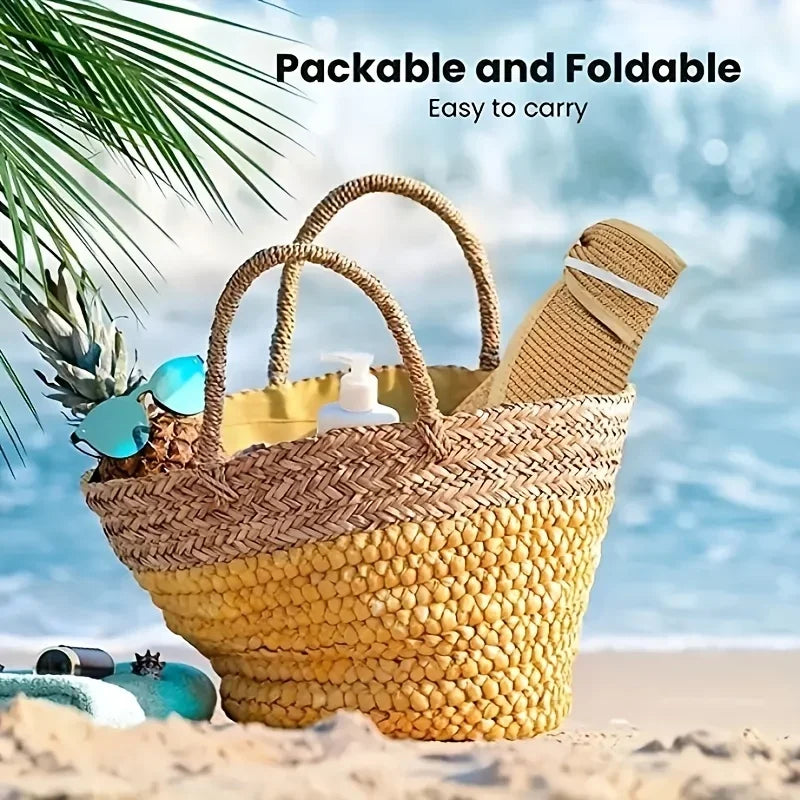 Summer Visors Hat  UV-Resistant Foldable  Large Brim