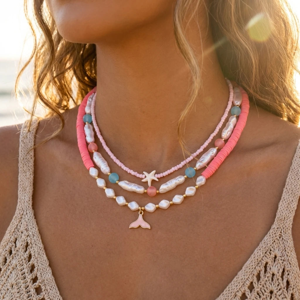 Bohemian Multilayer Pendant Necklace