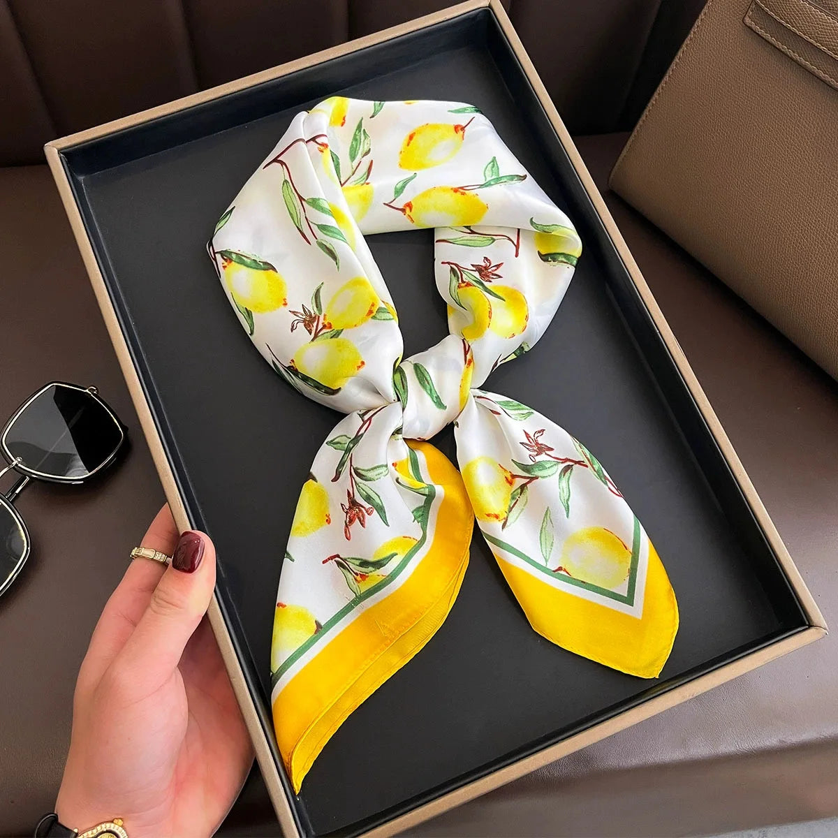 Bohemian Silk Square Scarf