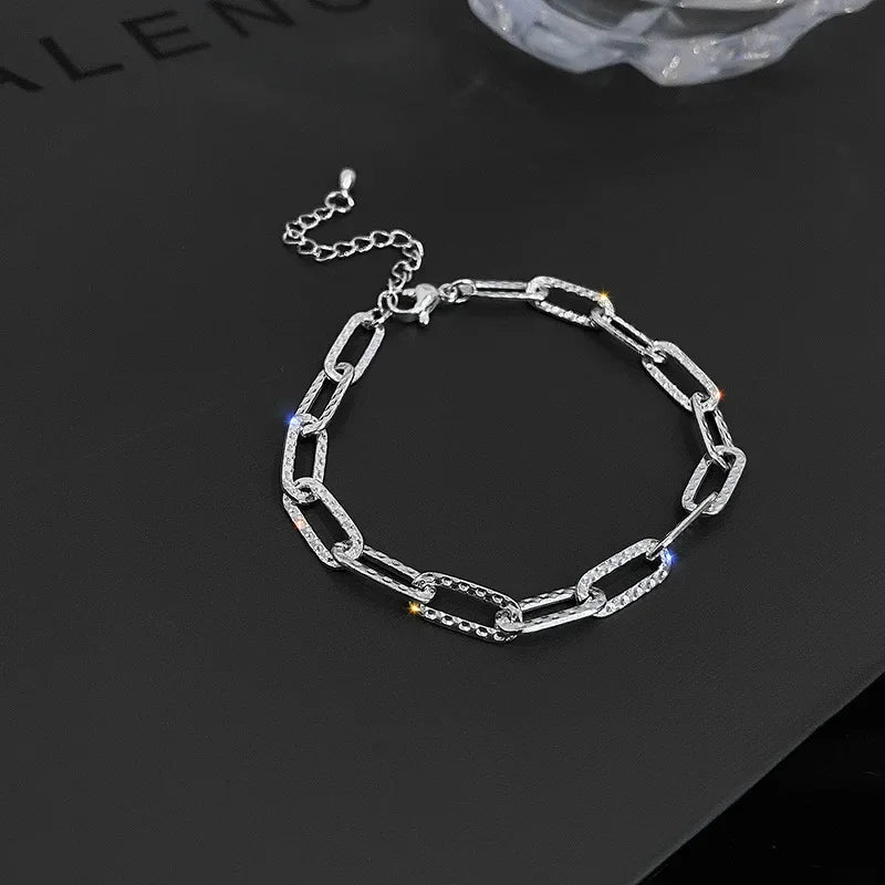 Cuban Chain Bracelets Set