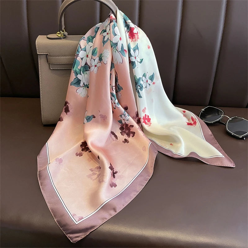 Bohemian Silk Square Scarf