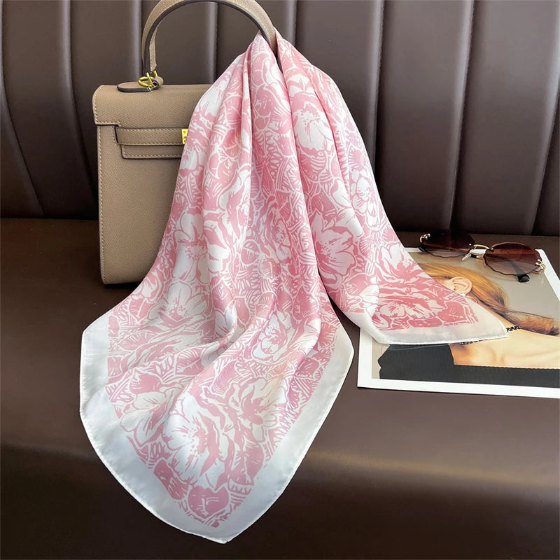 Bohemian Silk Square Scarf