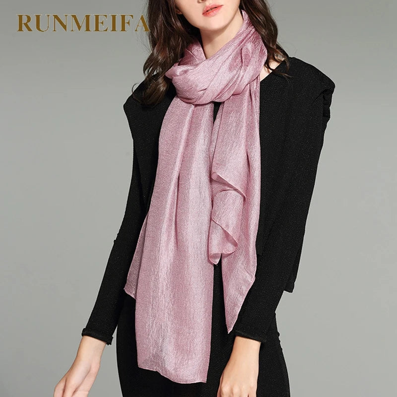 Linen Women Scarf pashmina shawl