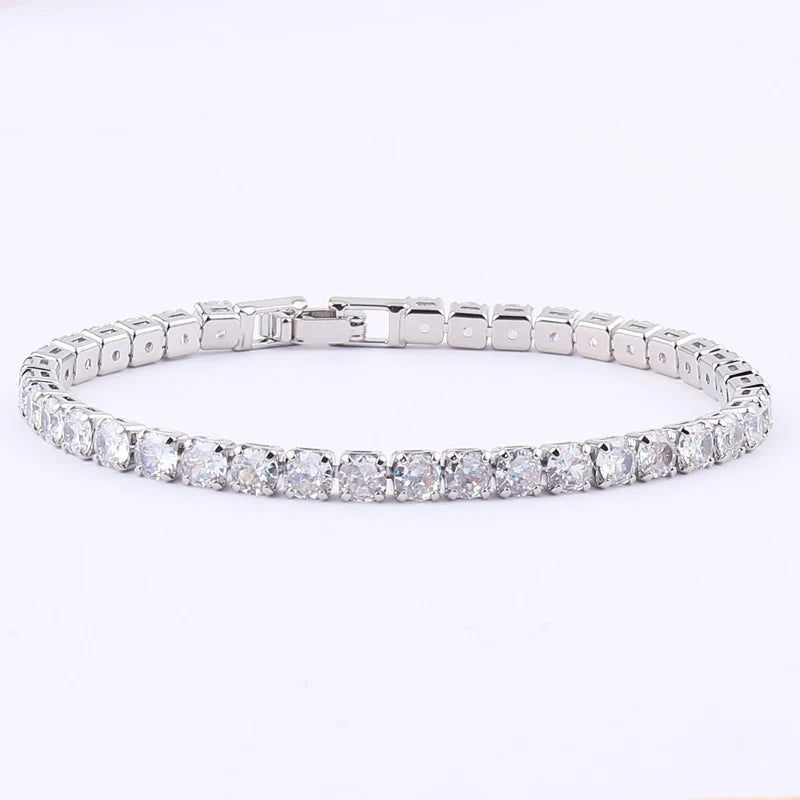 Rainbow Crystal Tennis Bracelets