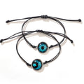 Moon Sun  Gem Glow Couple Bracelet - Hand-woven Rope