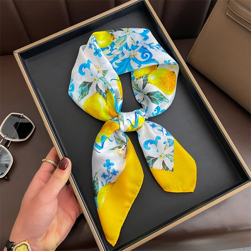 Bohemian Silk Square Scarf