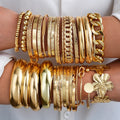Vintage Elegant Multi-Piece Stacking Bracelets