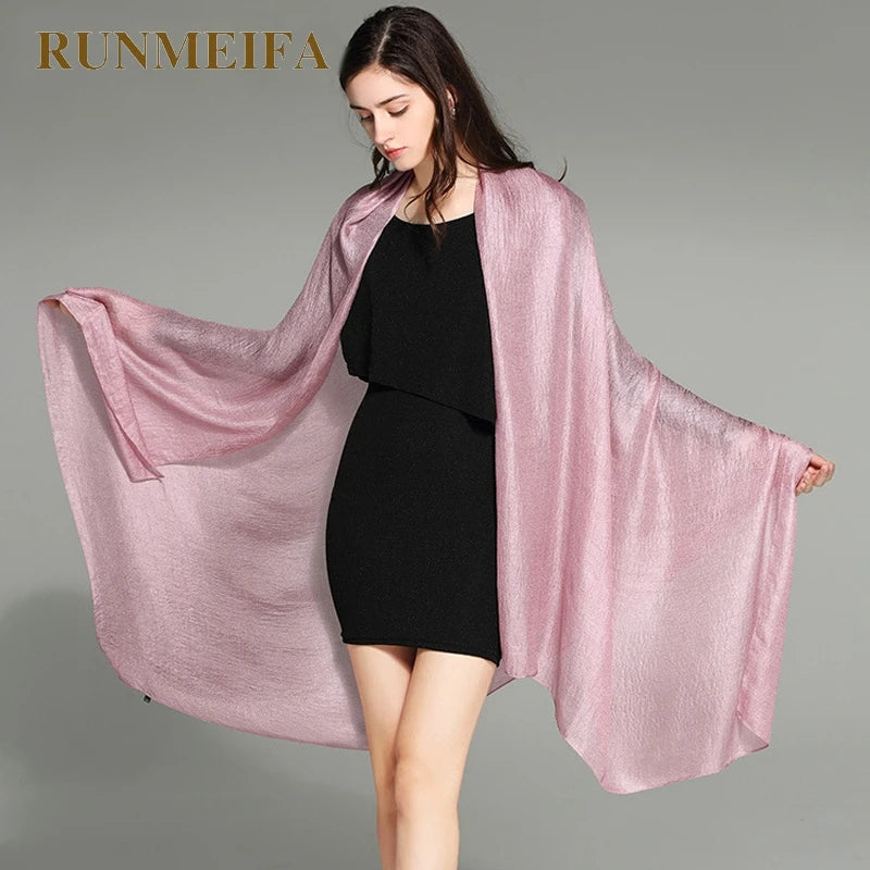 Linen Women Scarf pashmina shawl