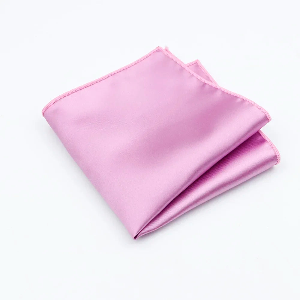 Solid Colors Handkerchief Scarves Vintage Silk
