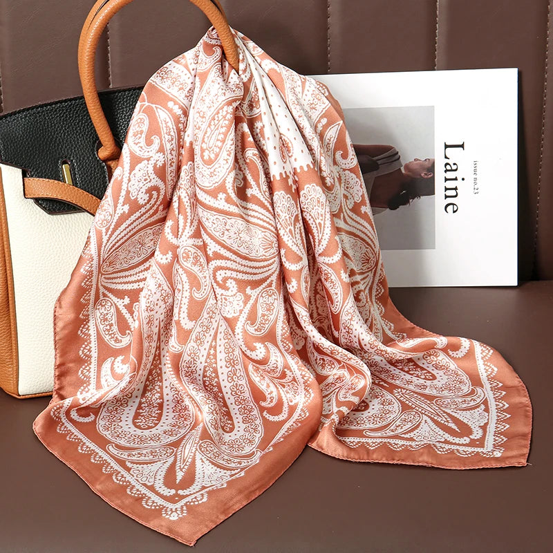 Bohemian Silk Square Scarf