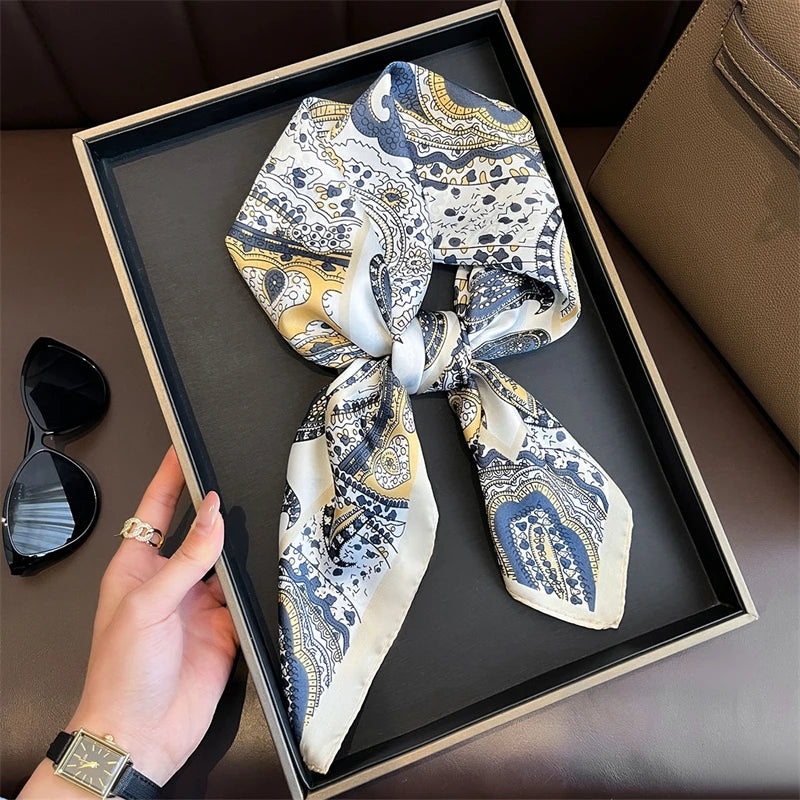 Bohemian Silk Square Scarf