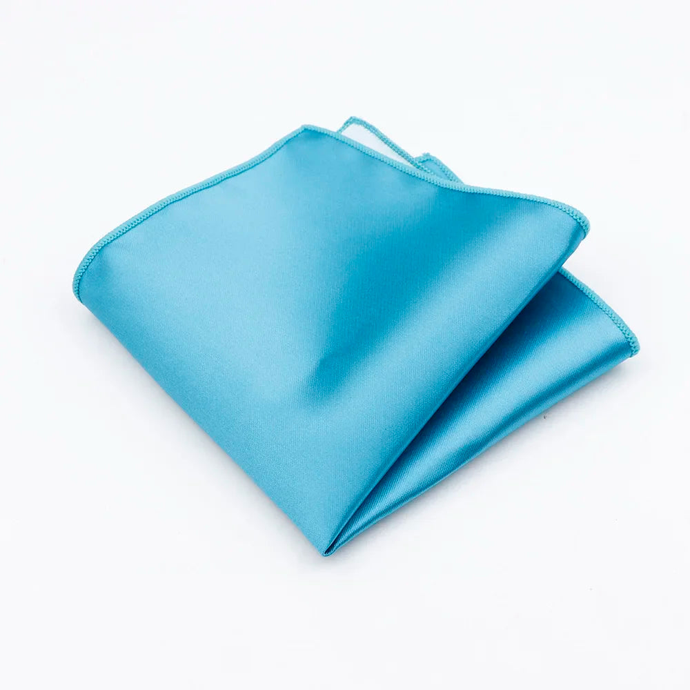 Solid Colors Handkerchief Scarves Vintage Silk