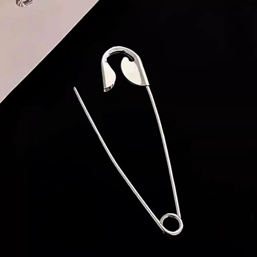 Large Safety Pin Metal Hair Claws