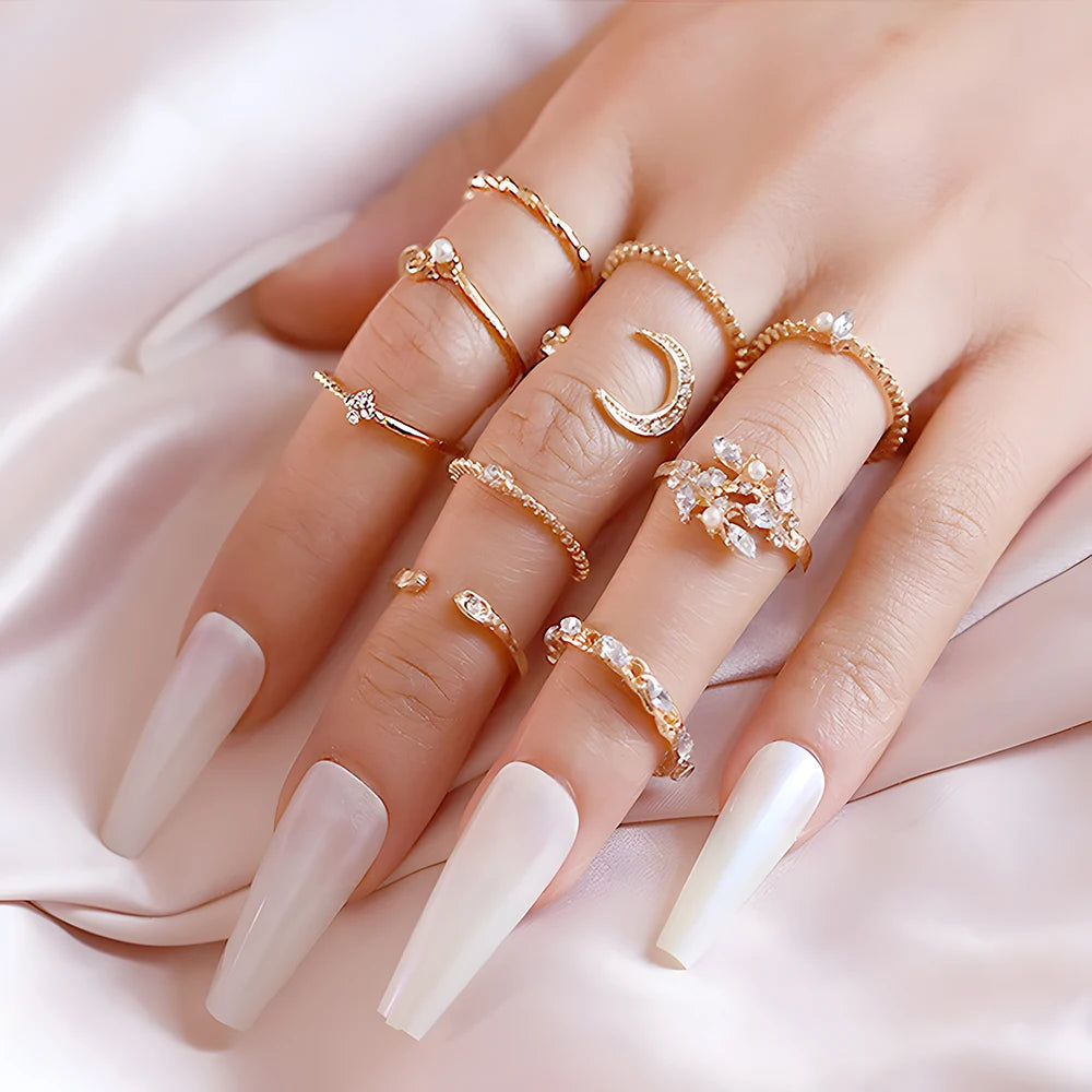 Ring Suit For Women Gold-color