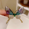 Luxury Butterfly Brooch, Exquisite Chest Flower Pin, Ladies' Jewelry Gift, Birthday Party Clothing Or Backpack, Suit Accessories
