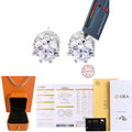 925 Sterling Silver Moissanite Earrings