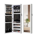 Mirror Jewelry Cabinet Large Capacity Lockable