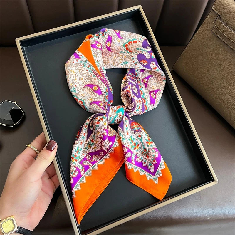 Bohemian Silk Square Scarf