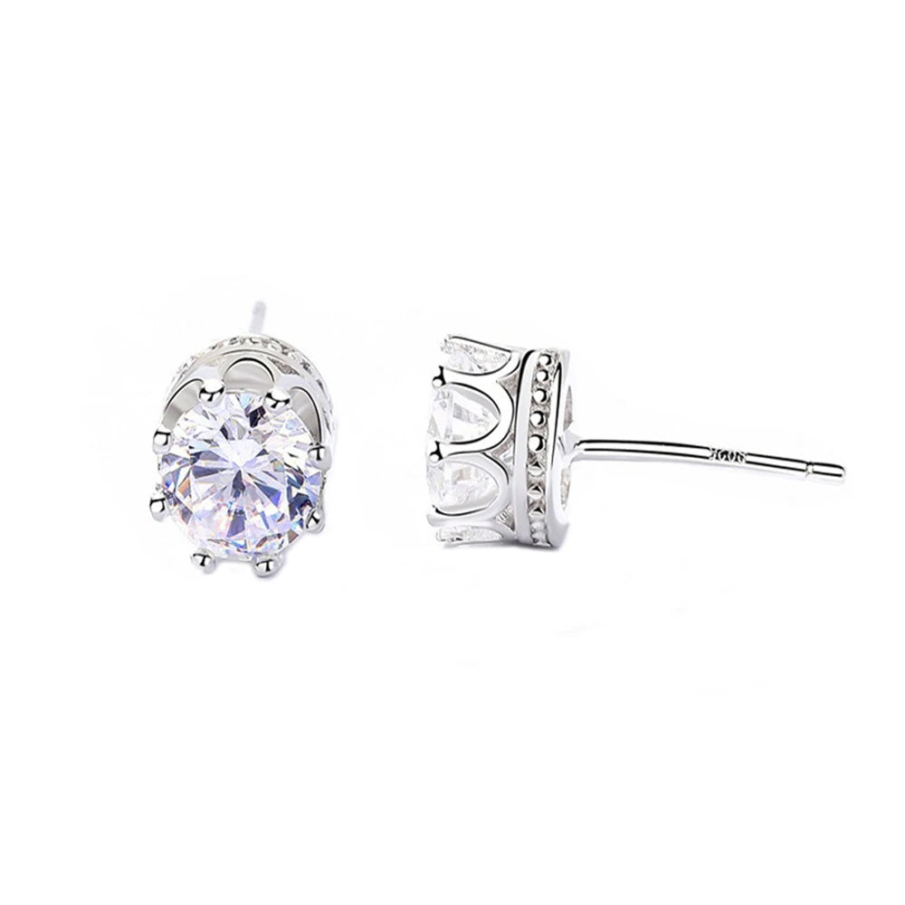 925 Sterling Silver Moissanite Earrings
