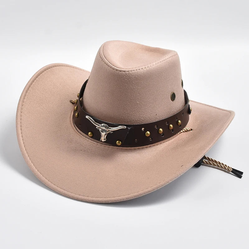 Artificial Suede Western Cowboy Hats