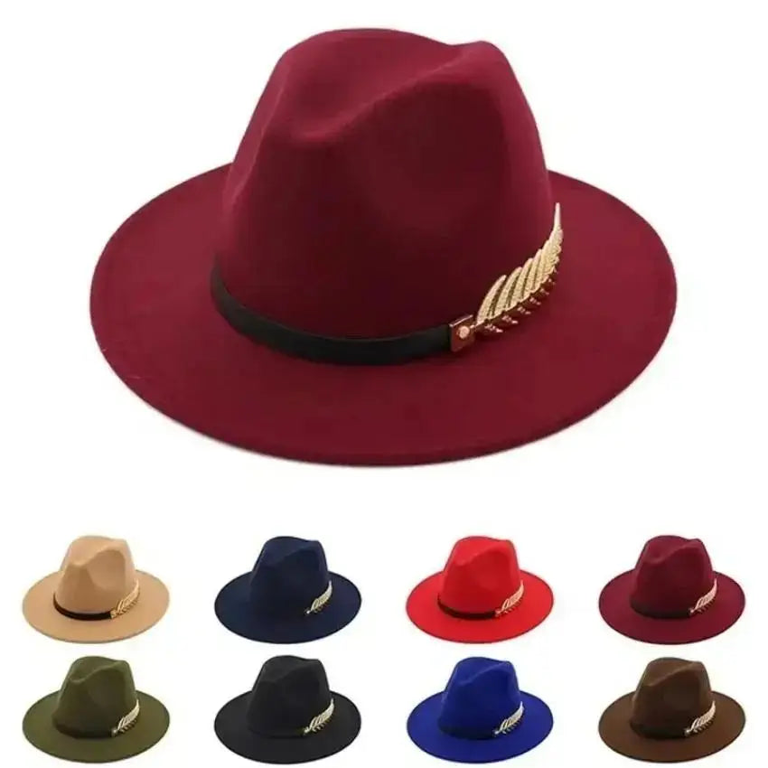Fashion  Woolen Hats Large Brimmed