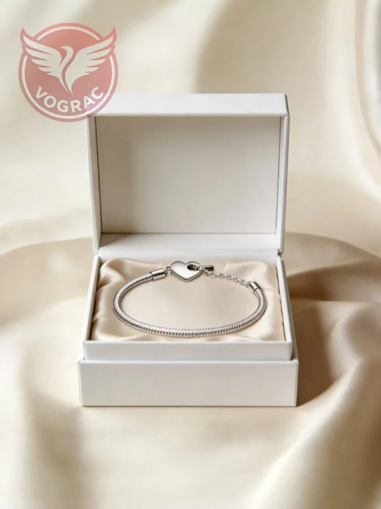 Heart Snake Chain Bracelet