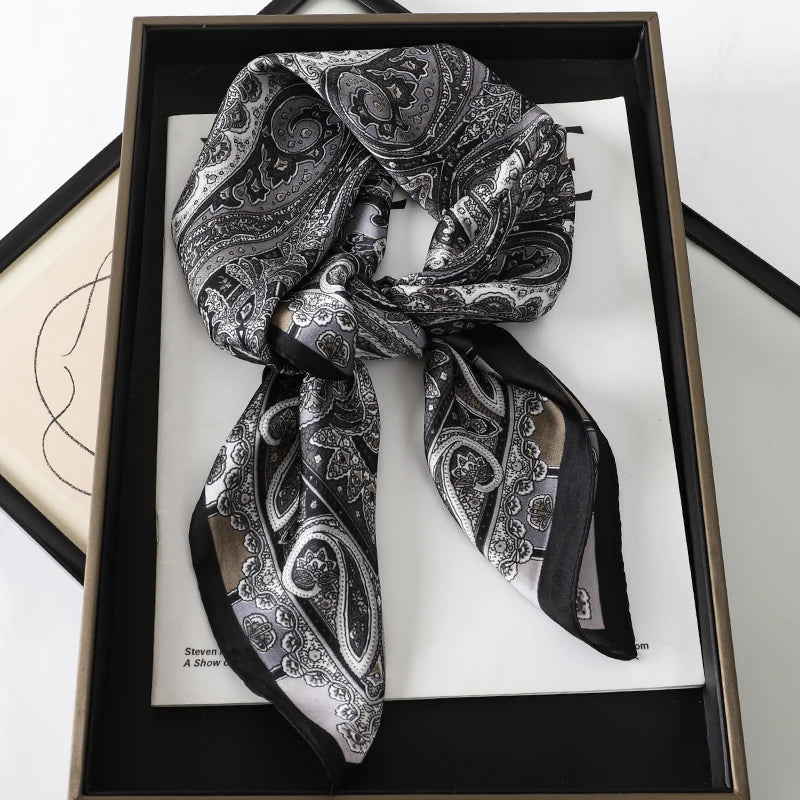 Bohemian Silk Square Scarf