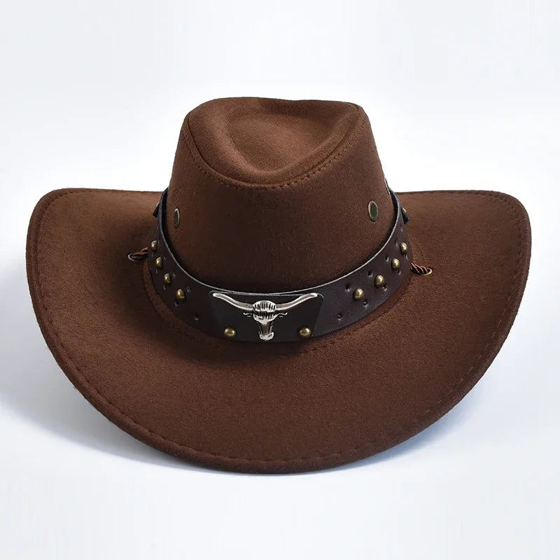 Artificial Suede Western Cowboy Hats