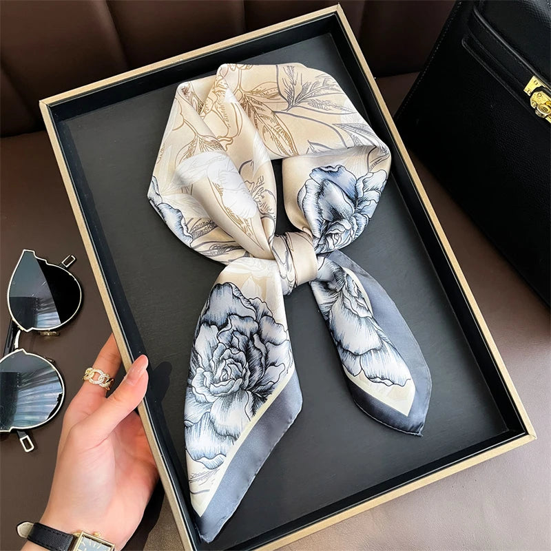 Bohemian Silk Square Scarf