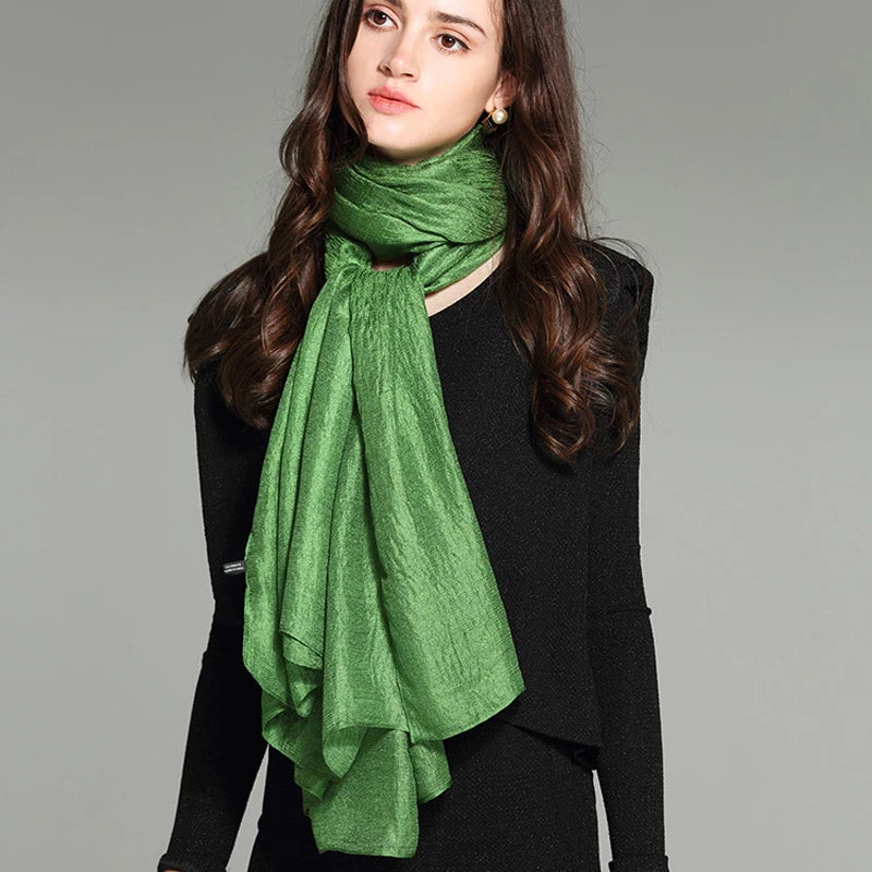 Linen Women Scarf pashmina shawl