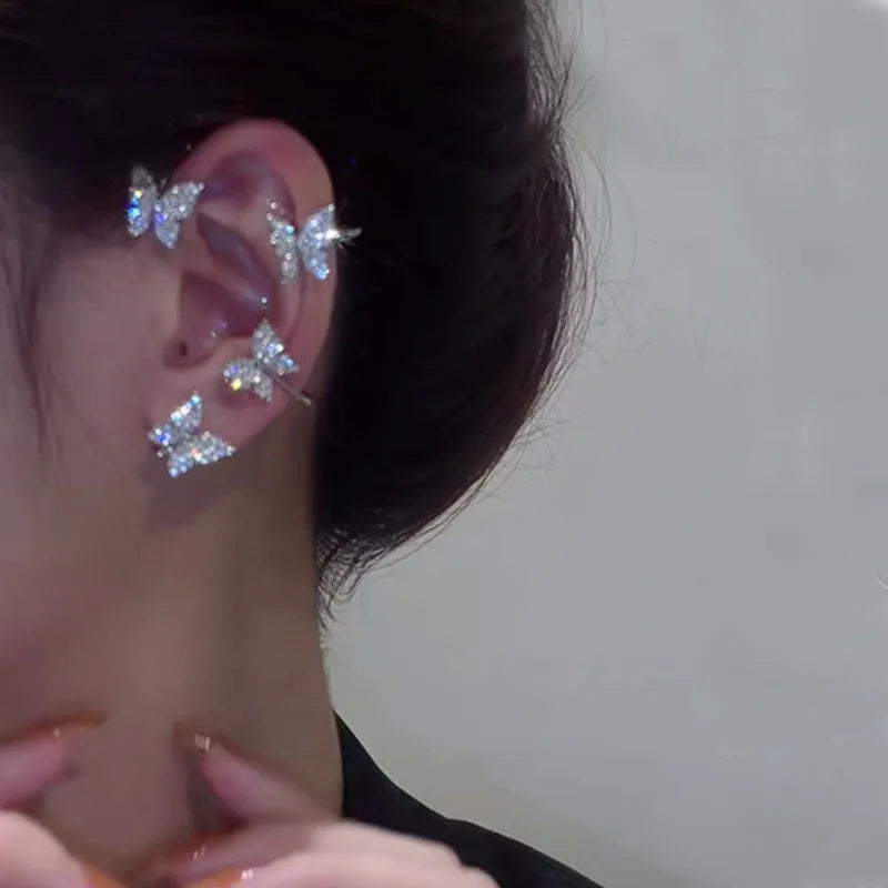 Butterfly Ear Clips